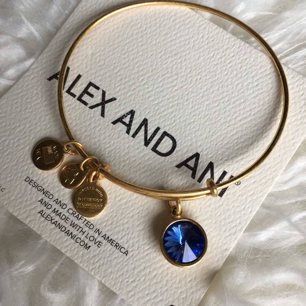 Alex and Ani Sapphire Bracelet